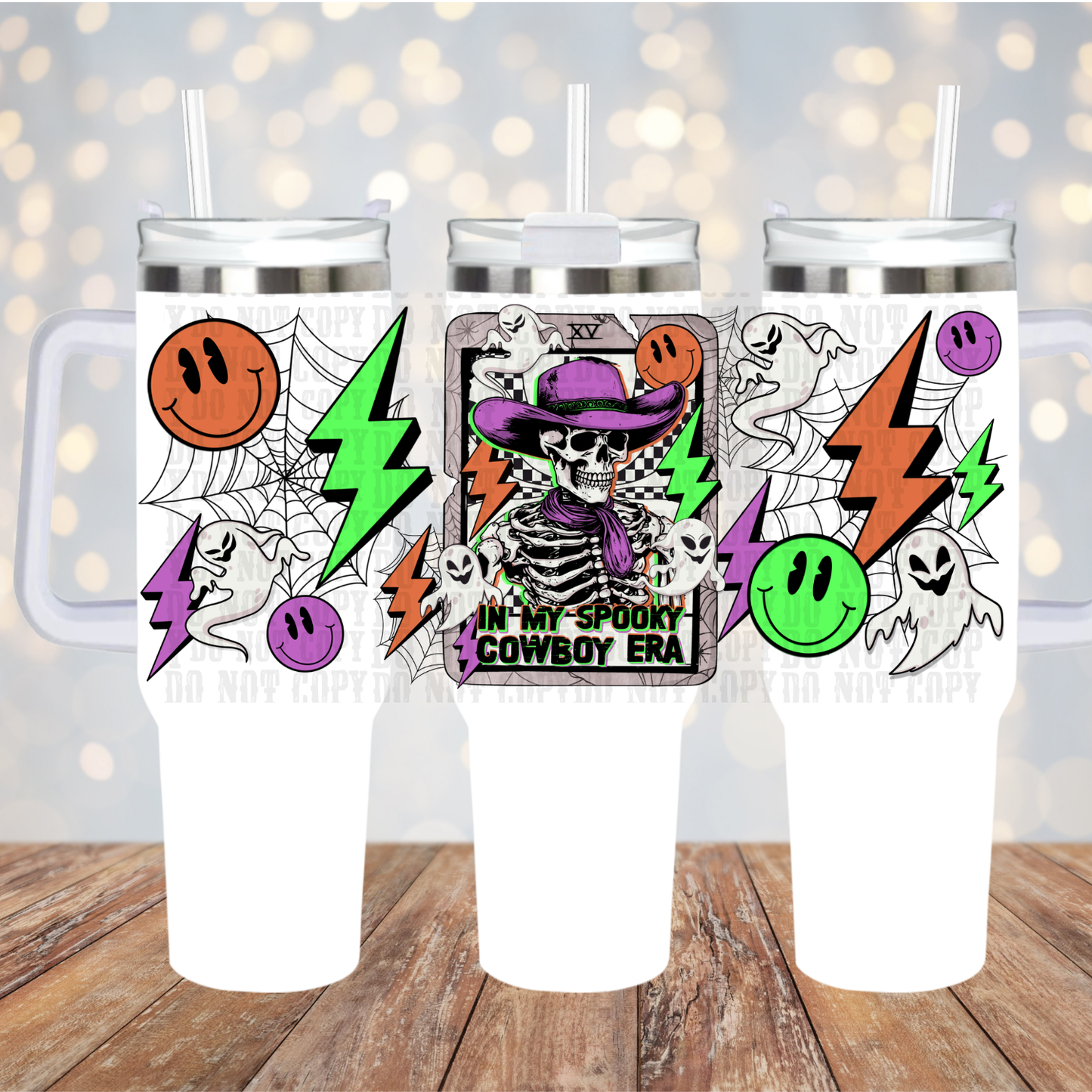 40/50oz SPOOKY COWBOY ERA UV DTF CUP WRAP