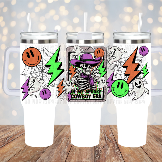 40/50oz SPOOKY COWBOY ERA UV DTF CUP WRAP