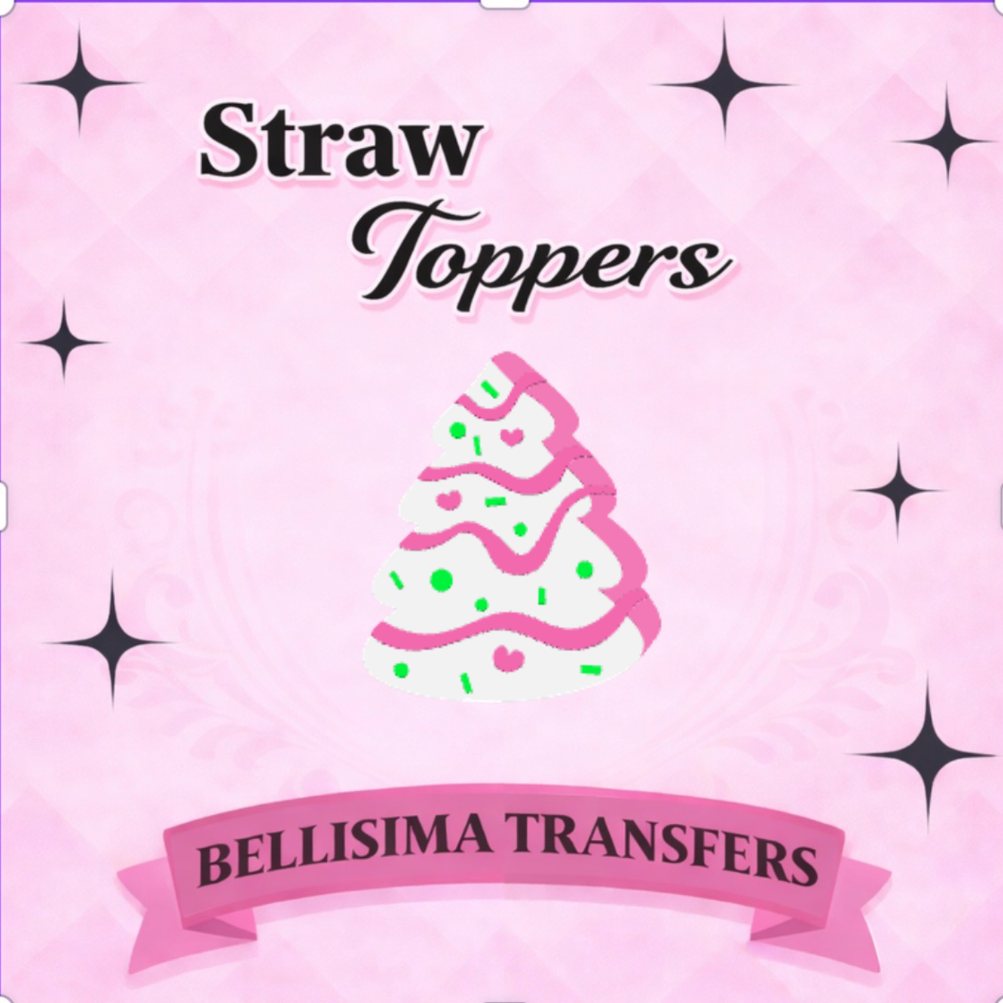 TREE TREAT STRAW TOPPER STANDARD SIZE OR STANLEY