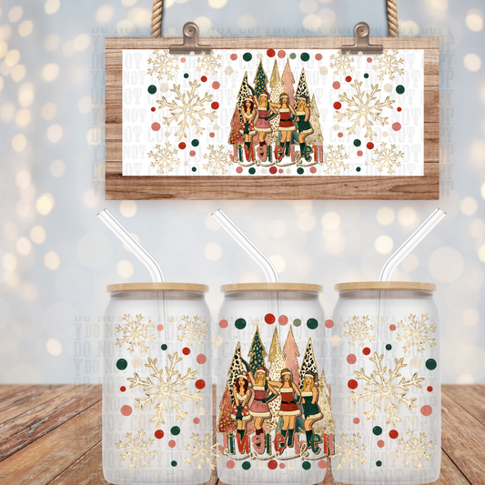 MEAN GIRL CHRISTMAS UV DTF CUP WRAP