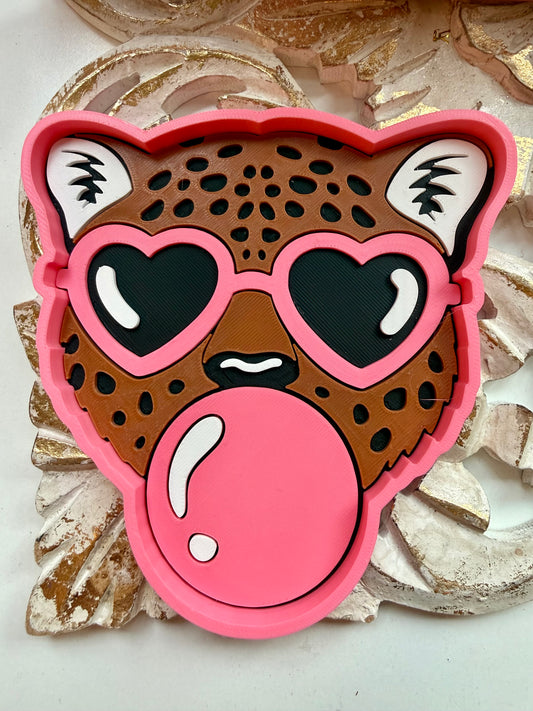 CHEETAH BUBBLE  Trinket Tray | Cute 3D Printed Catch-All