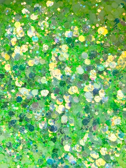 SLIME TIME CHUNKY  MIX GLOW GLITTER