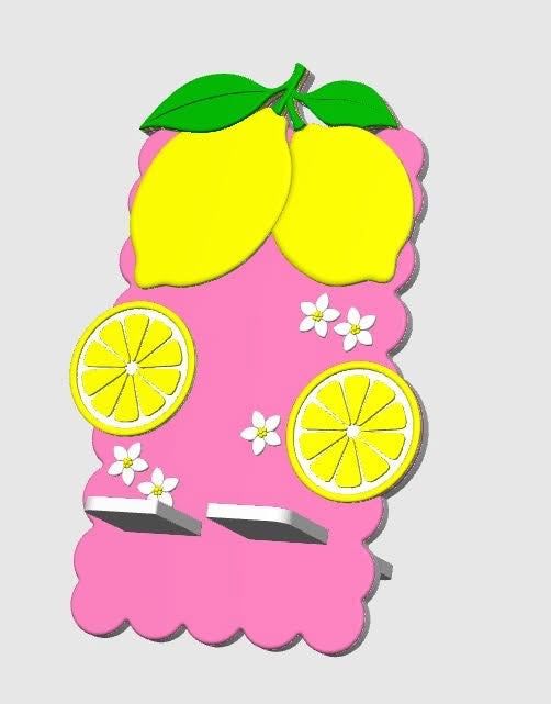 Lemon Phone Holder | Cute 3D Printed Desk Stand