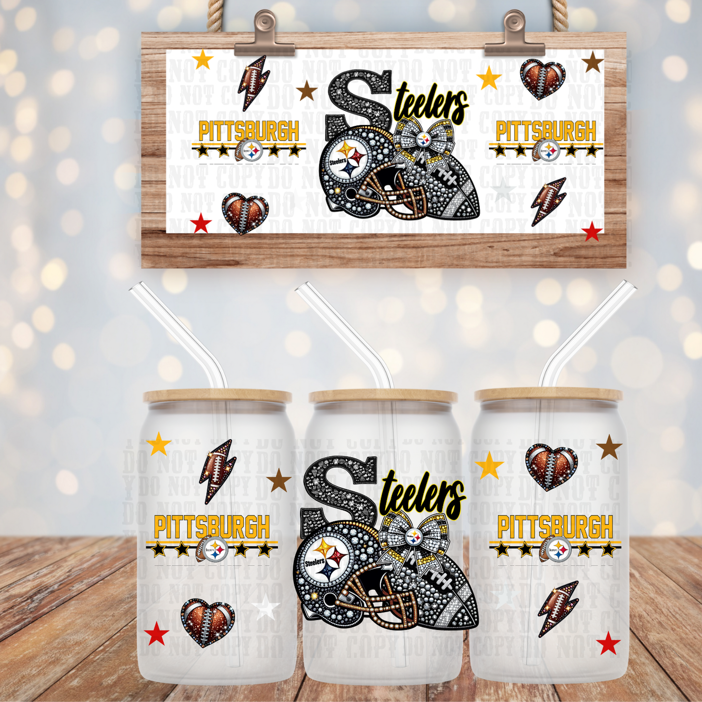 2026 Faux Rhinestone BUNDLE UV DTF CUP WRAP