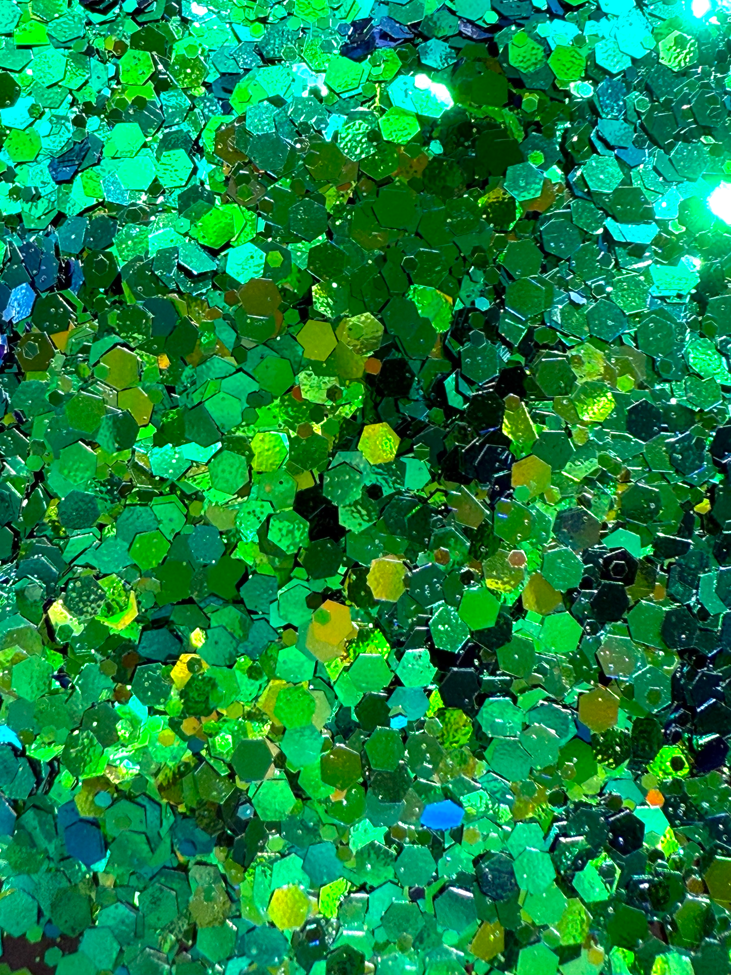 CHRISTMAS GREEN  XL CHUNKY GLITTER (GVNCHY)