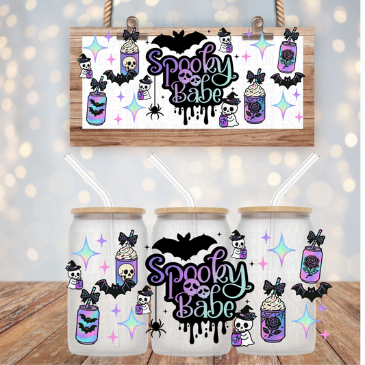 Ombré Spooky Babe  UV DTF CUP WRAP