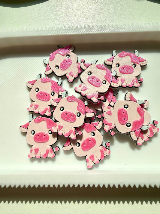 Flat Back Lid Charms – Cutesy Cow