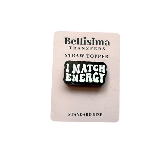 3D I MATCH ENERGY STRAW TOPPER STANDARD or STANLEY SIZE- SHOP EXCLUSIVE