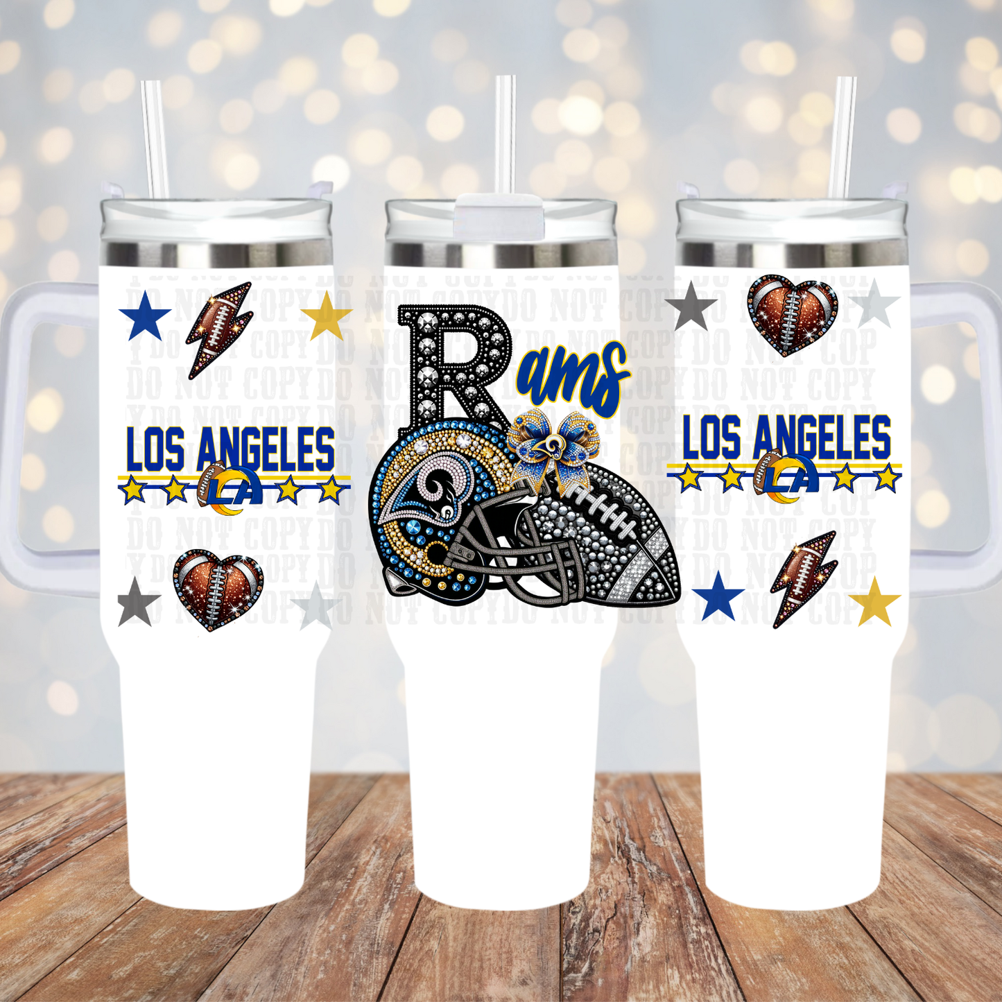40oz 2026 Faux Rhinestone  Bundle UV DTF CUP WRAP