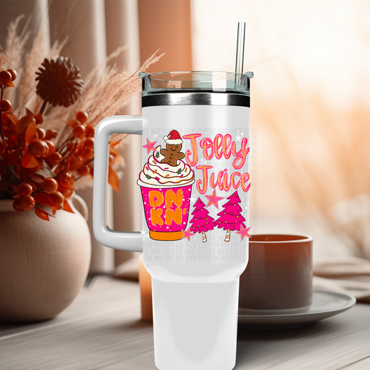 40oz DUNKY JOLLY JUICE  UV DTF DECAL