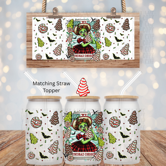 UNDEAD DEBBIE UV DTF CUP WRAP