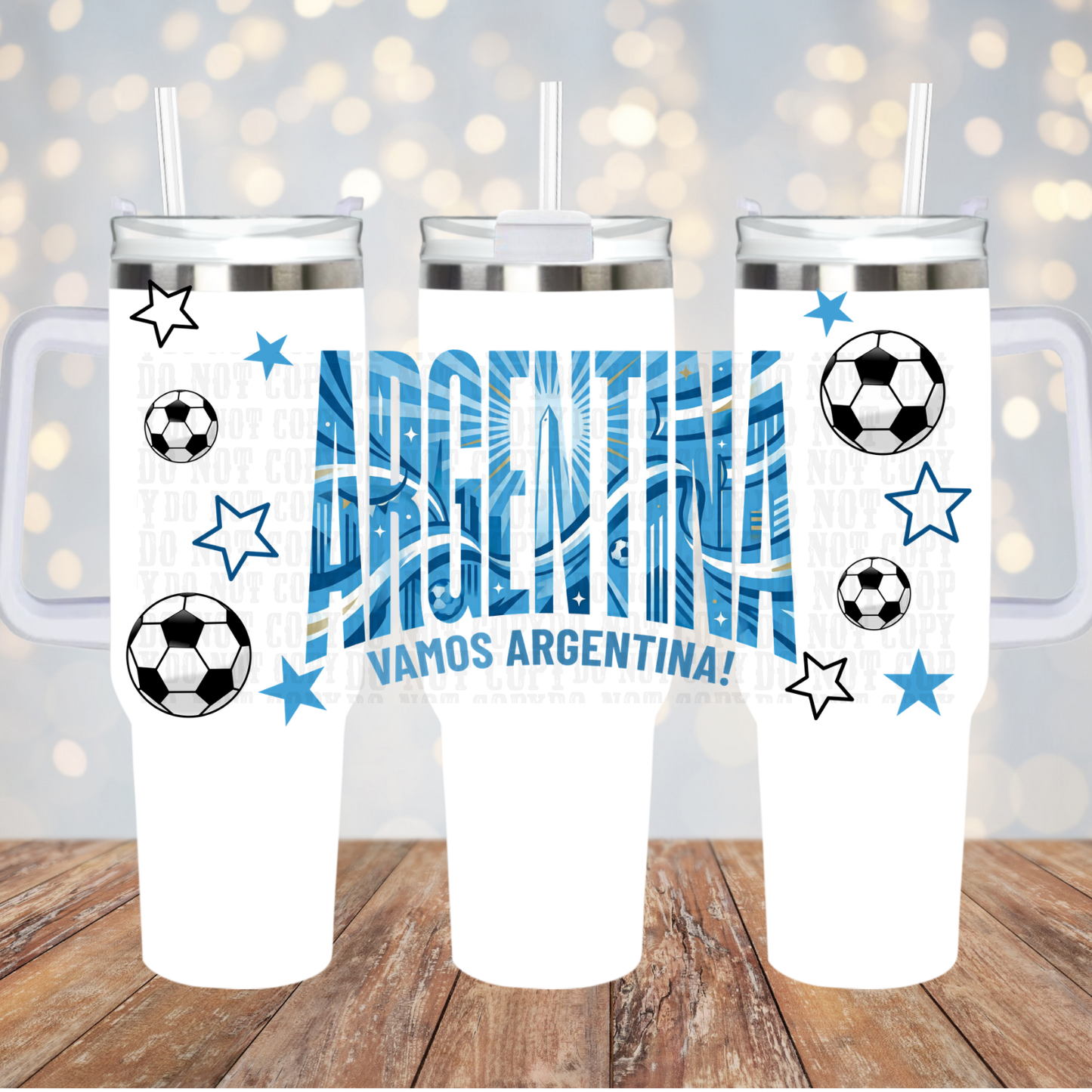 SOCCER WORLD CUP BUNDLE UV DTF CUP WRAP