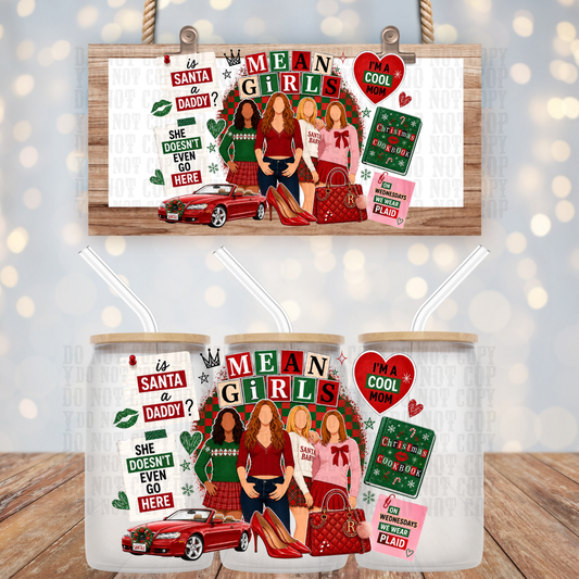MEAN GIRLS CHRISTMAS UV DTF CUP WRAP- SHOP EXCLUSIVE BY CIERA