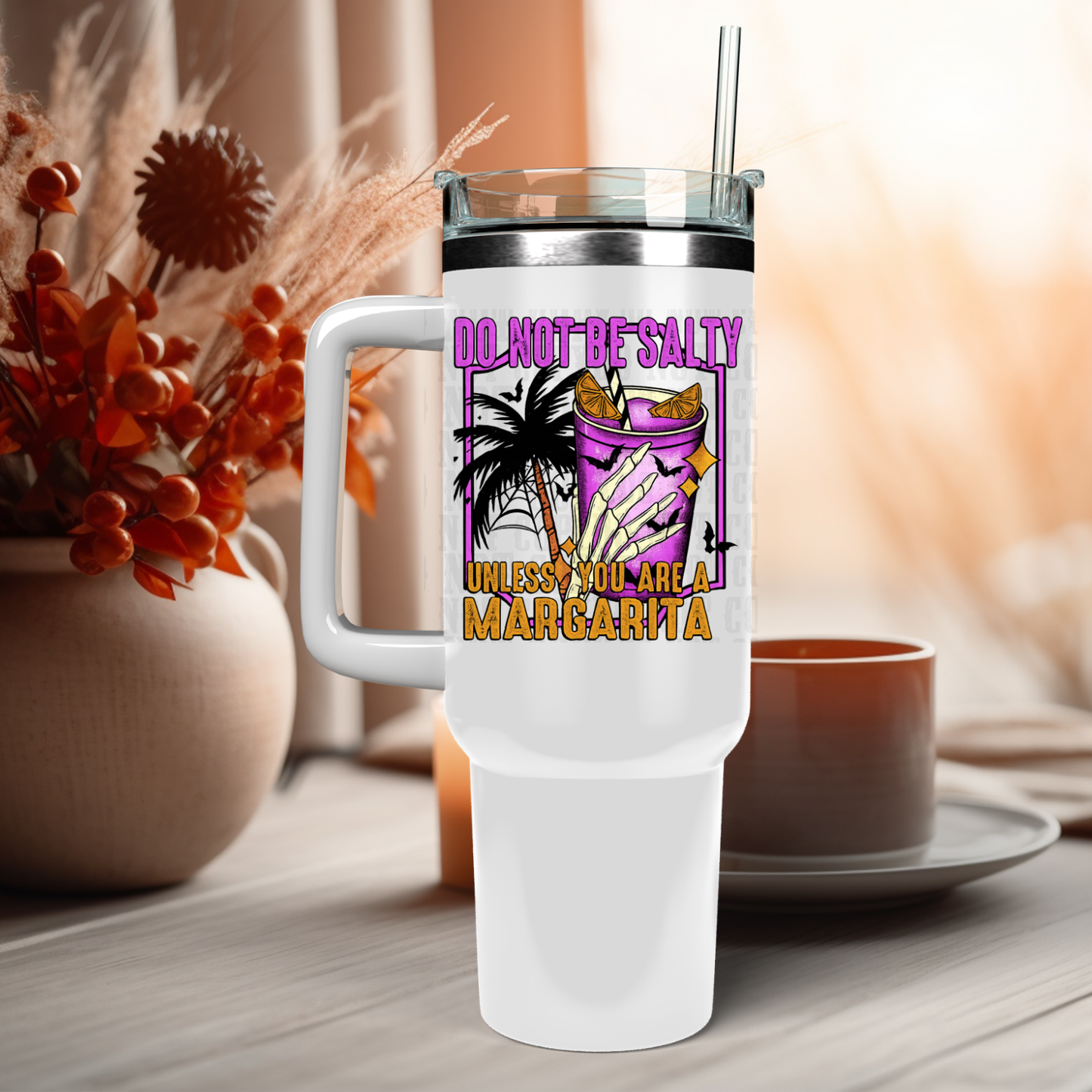 40oz SALTY SKELLY UV DTF Cup Decal
