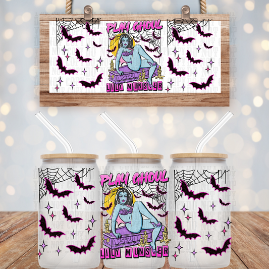 PLAY GHOUL UV DTF CUP WRAP
