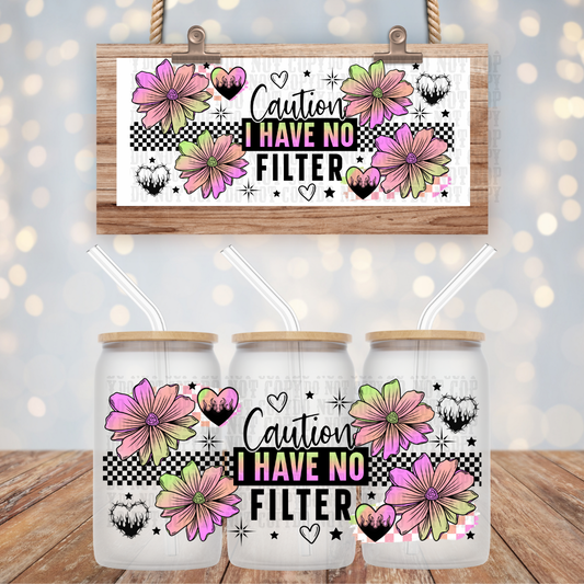 HOLOGRAPHIC FILTER UV DTF CUP WRAP