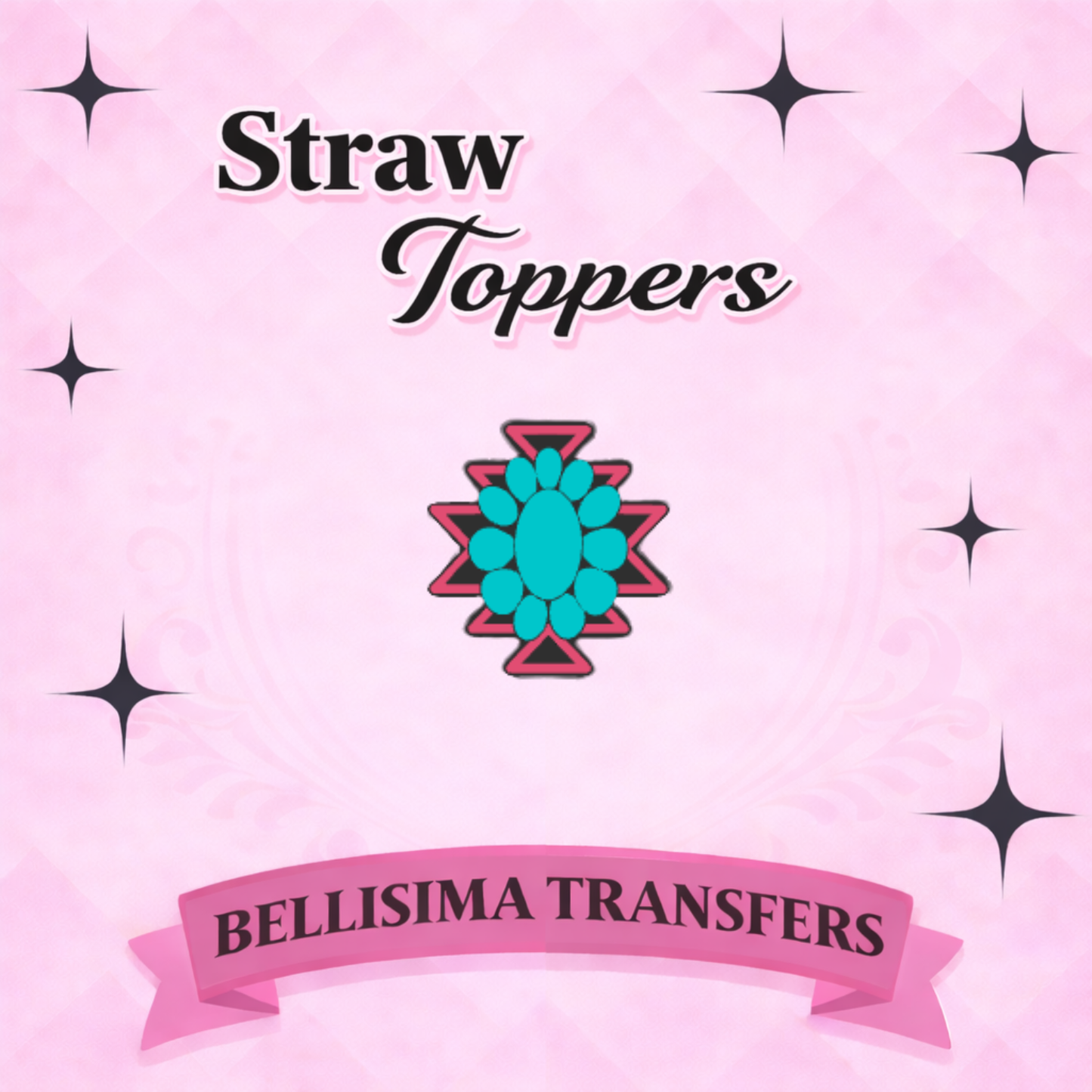 WESTERN CONHO Straw Topper – 3D Printed Tumbler Accessory | Standard or Stanley