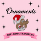 3D Christmas Ornaments] Cute Holiday Tree Decor