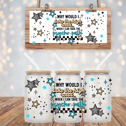 PSYCHO PATH UV DTF CUP WRAP