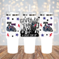 40OZ GIVE EM HELL Football Bundle UV DTF CUP WRAP