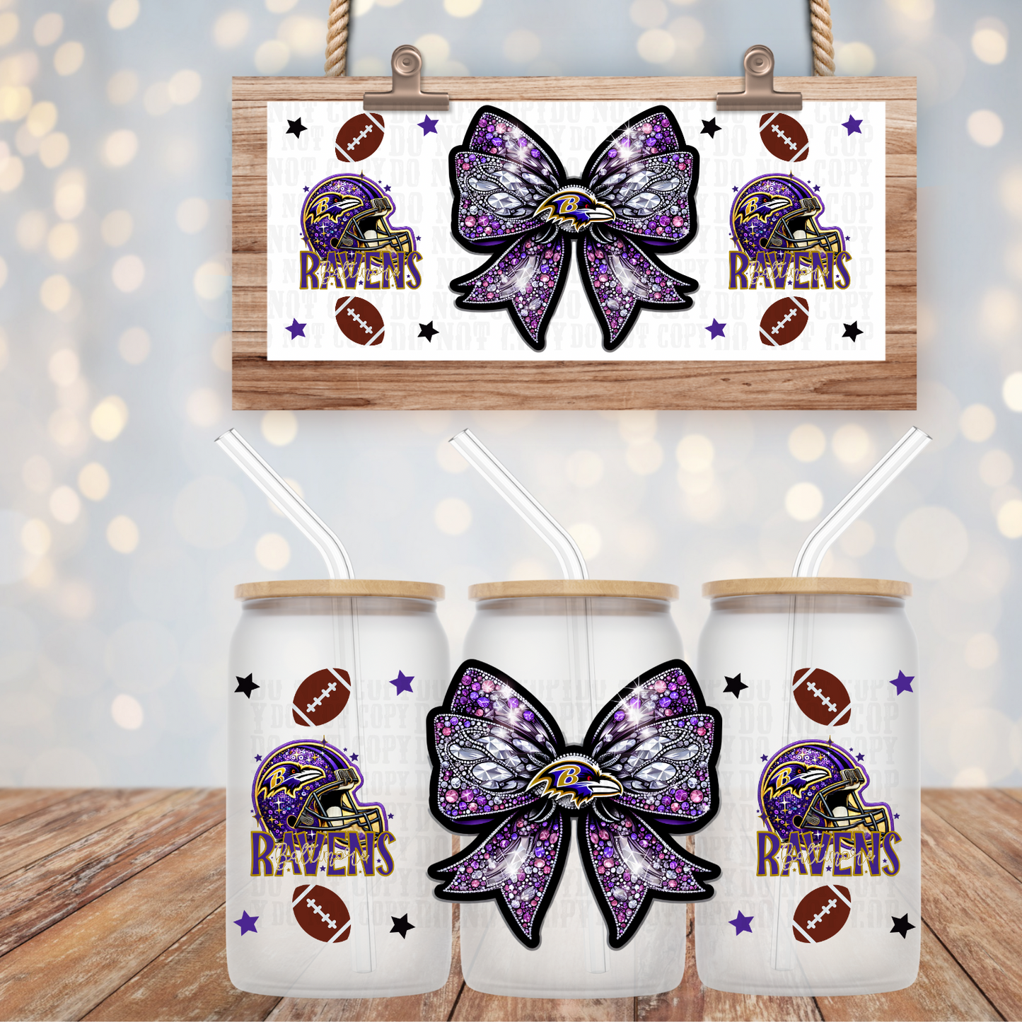 COQUETTE RAY-VAN  BUNDLE UV DTF CUP WRAP-Shop Exclusive by Lilly