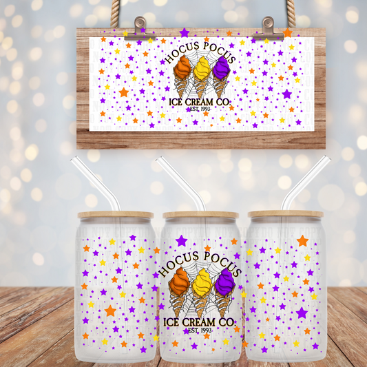 POCUS OG ICE CREAM SHOP  UV DTF CUP WRAP
