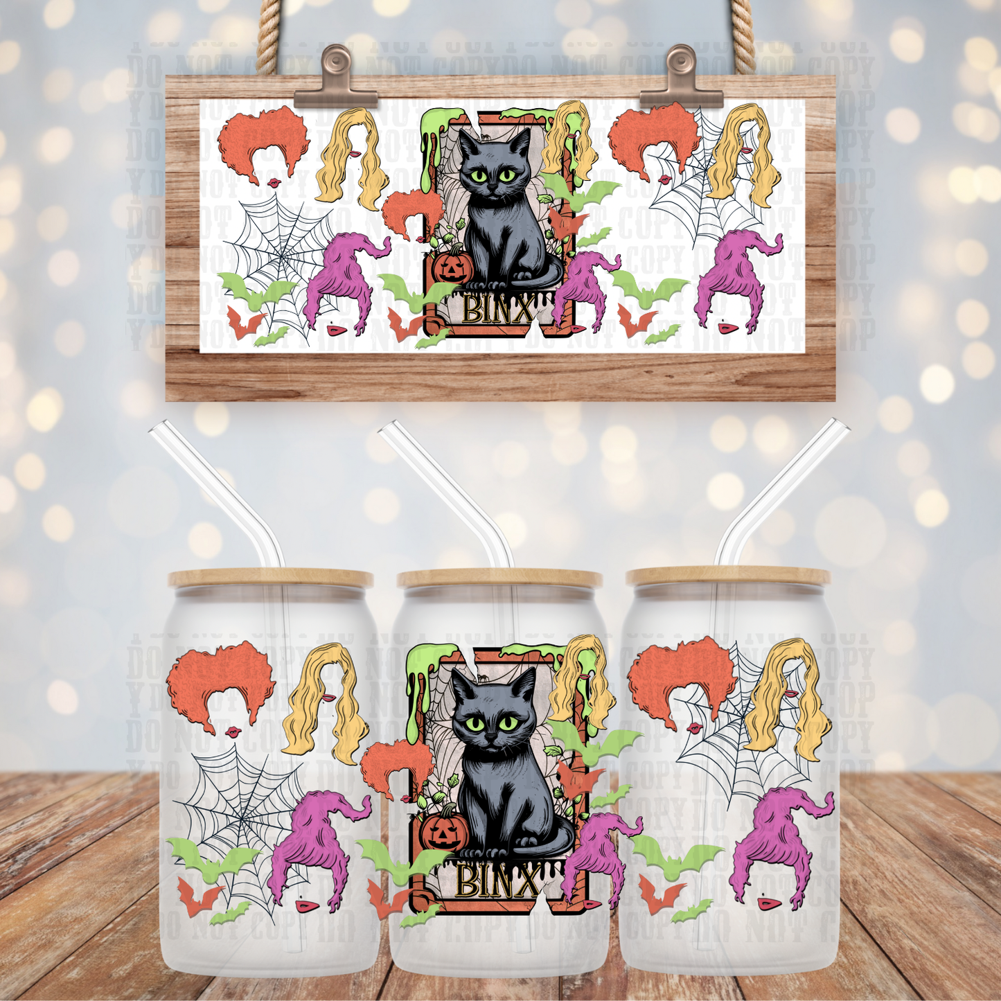 BINXY-BOO UV DTF CUP WRAP