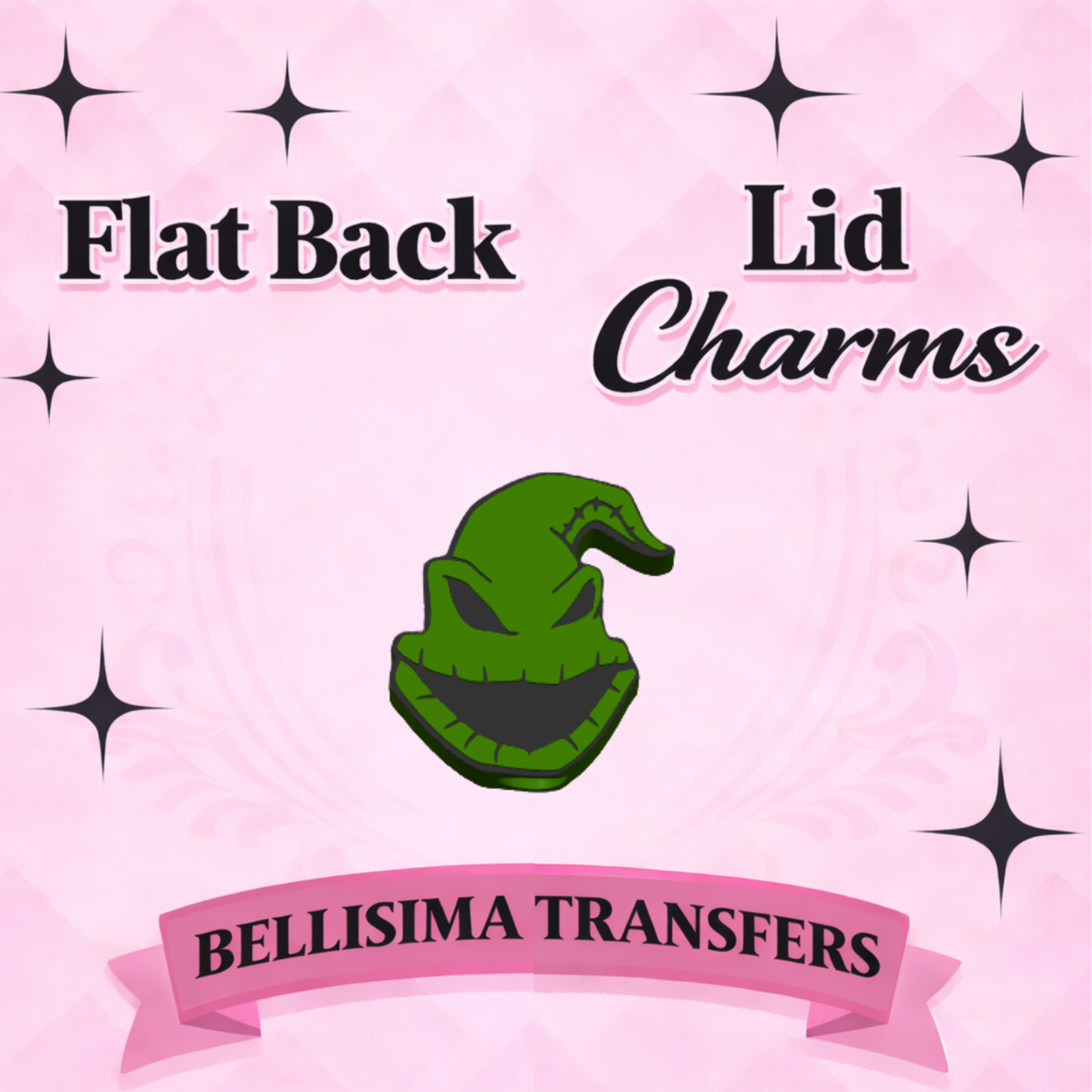 OOGS  Flat Back Lid Charms