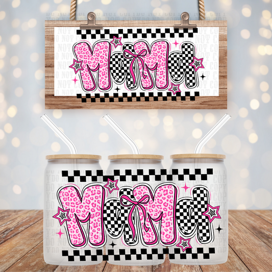 MAMA CHECKER UV DTF CUP WRAP