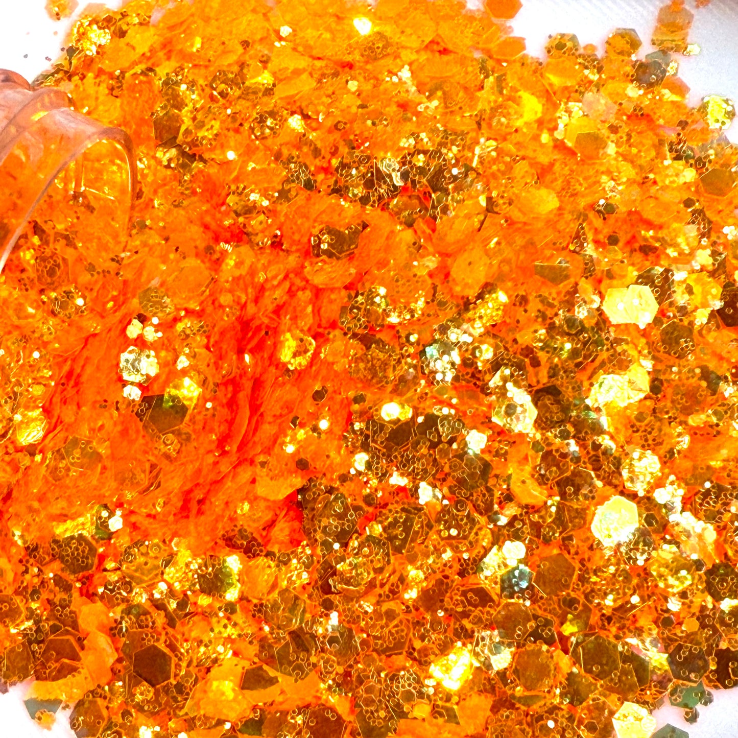 UNIVERSITY OF TEXAS IRIDESCENT CHUNKY MIX GLITTER