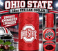 College Football Beer/ Soda Can Koozie | 3D Printed Football Can Holder