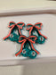 ZEBRA CHERRY Flat Back Lid Charms