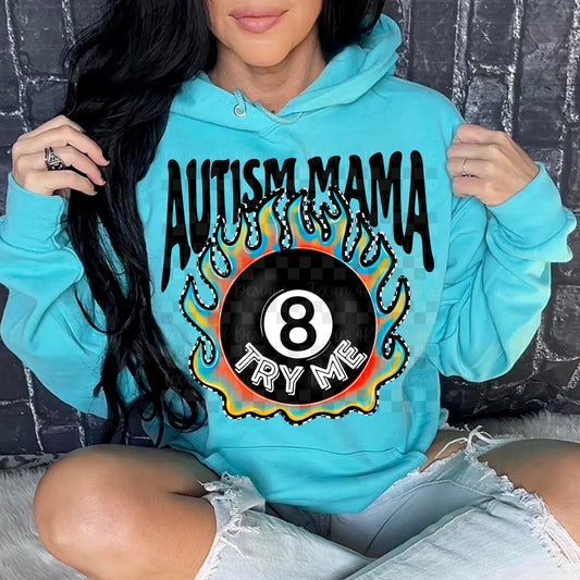 Autism Mama 8 Ball  T-Shirt