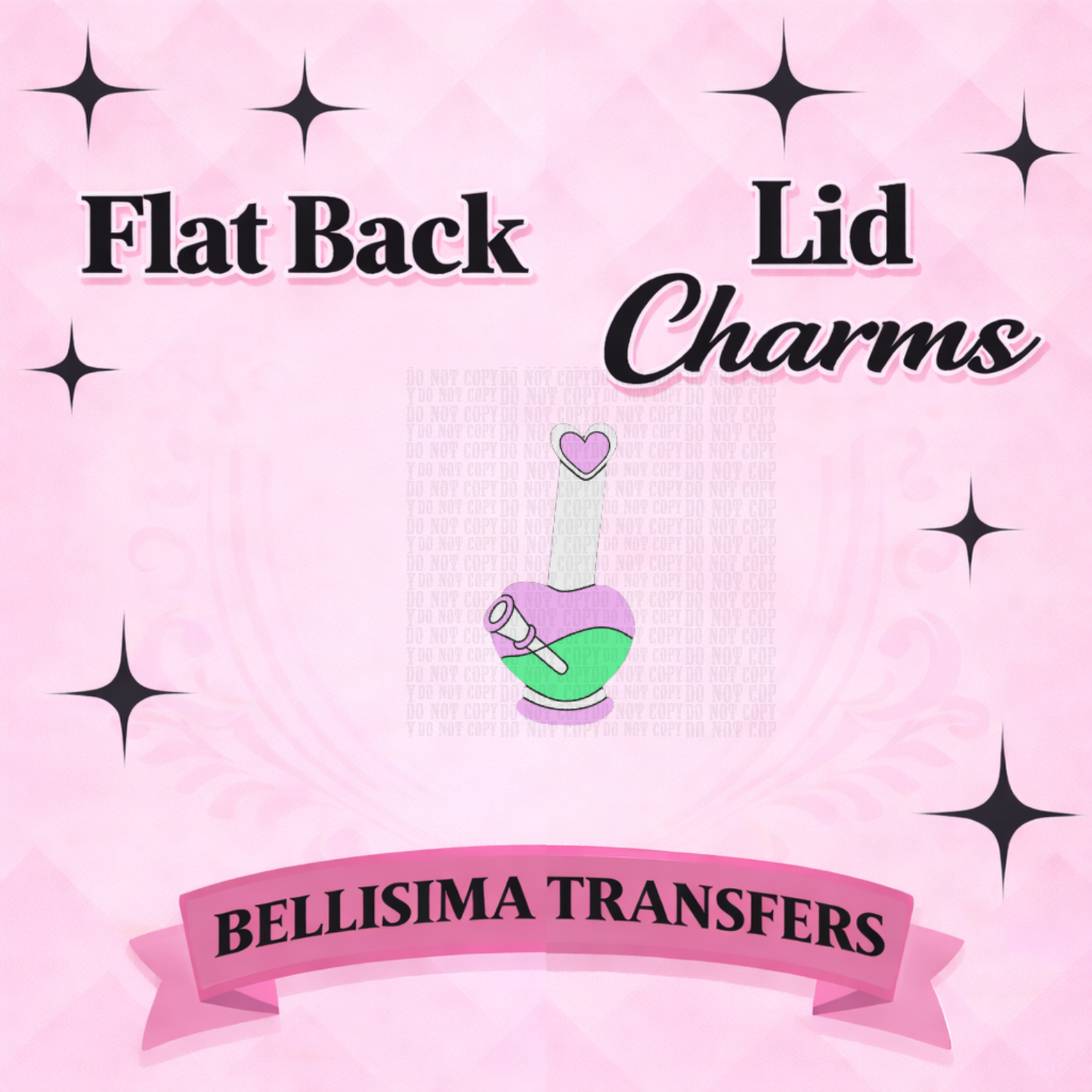 420 Flat Back Lid Charms