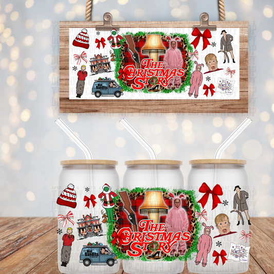 THE CHRISTMAS STORY UV DTF CUP WRAP