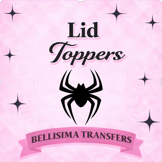 SPIDER Flat Back Lid Charms