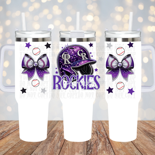 40oz ROCKIE UV DTF Cup Wrap- Shop Exclusive