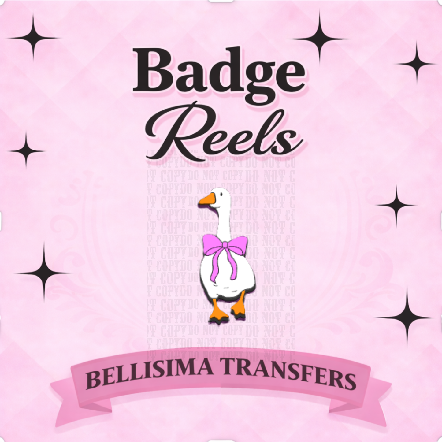 3D CUTESY GOOSE Badge REEL