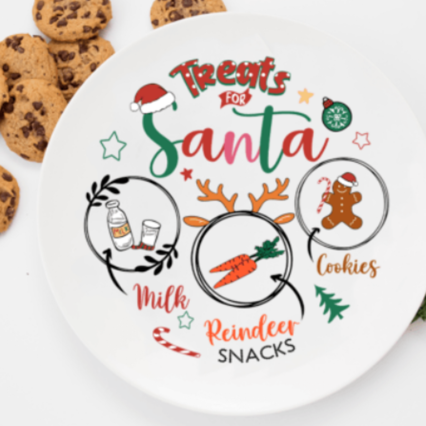 TREATS FOR SANTA UV DTF Decal