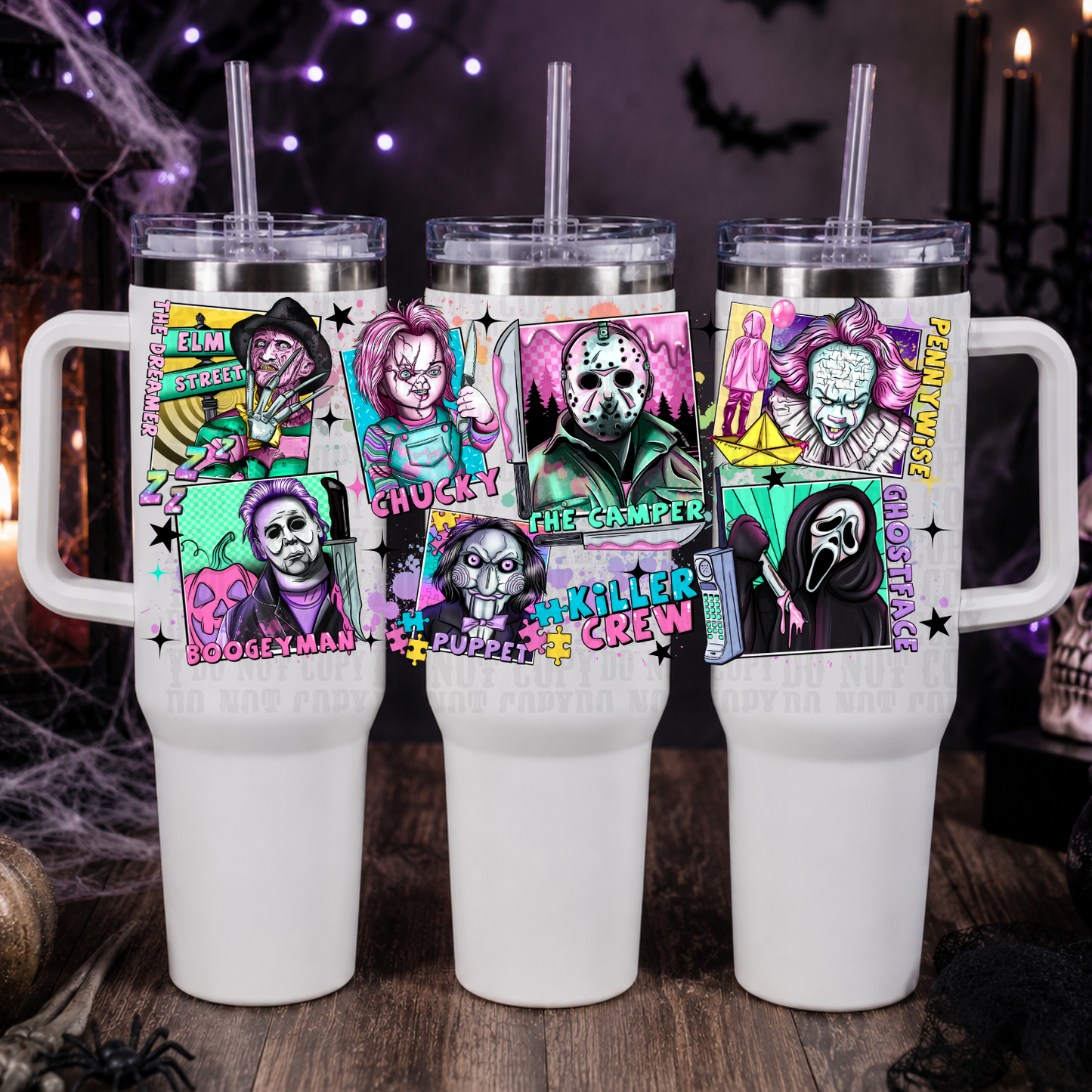 40oz  KILLER CREW  UV DTF CUP WRAP