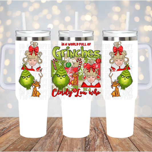40oz BE A CINDY UV DTF CUP WRAP