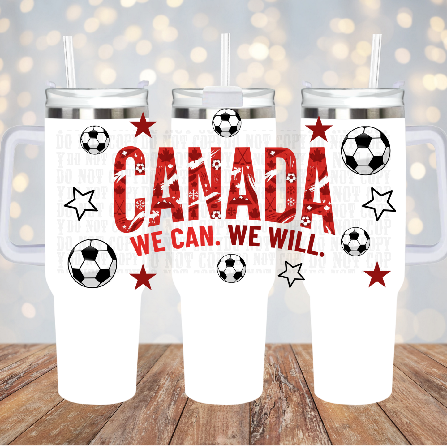 SOCCER WORLD CUP BUNDLE UV DTF CUP WRAP