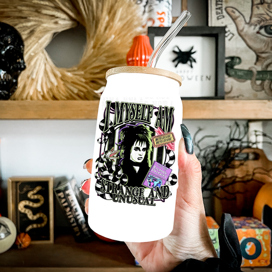 I MYSELF STRANGE AND UNUSUAL UV DTF DECAL