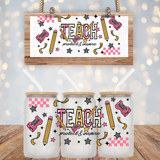 TEACH INSPIRE UV DTF CUP WRAP