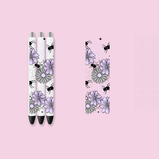 LILAC SPIDEY UV DTF Pen Wrap
