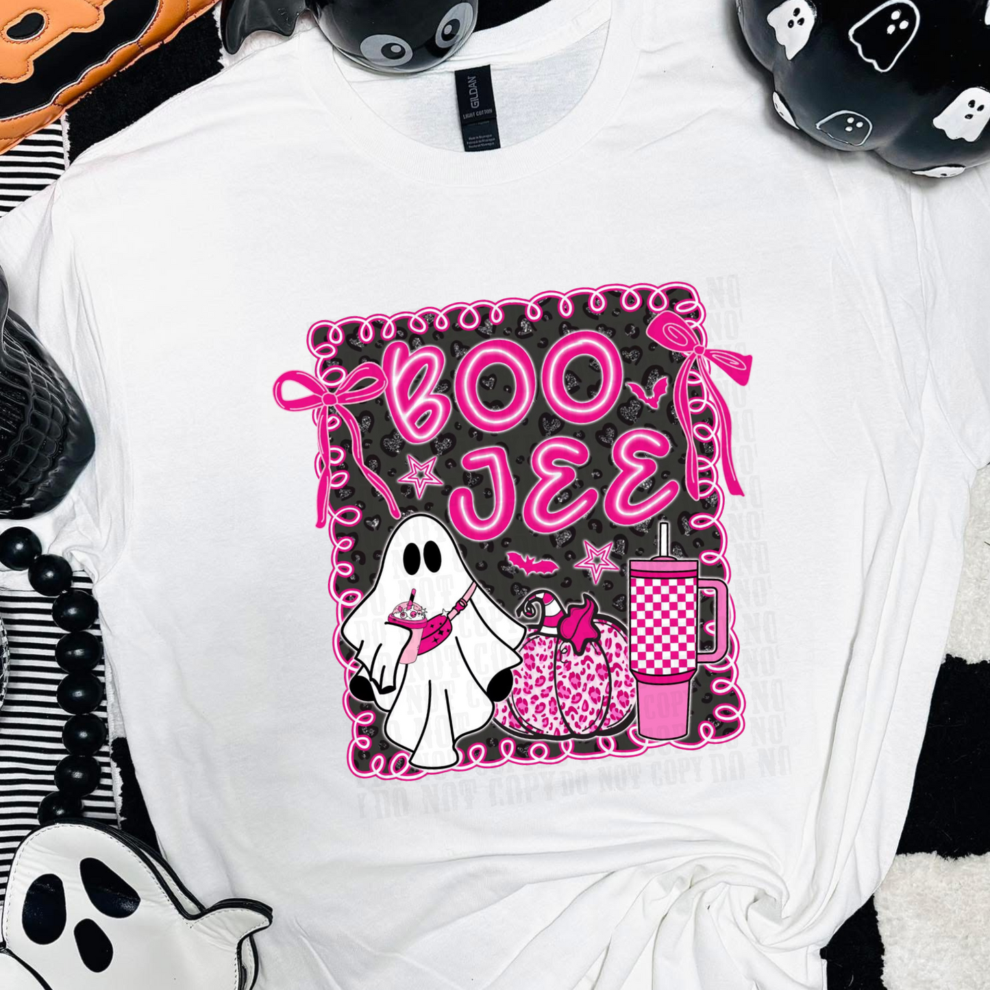 Glow in the Dark BOOJEE Halloween Shirt |Graphic Tee