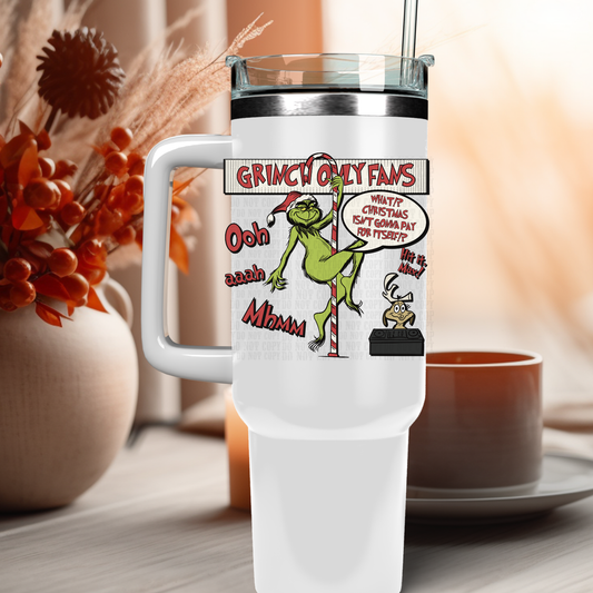 40oz GRUMPY ONLY FANS UV DTF DECAL