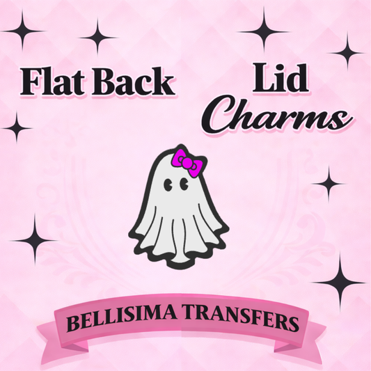COQUETTE GHOST Flat Back Lid Charms