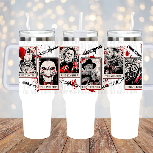40/50oz HORROR PORTRAIT UV DTF CUP WRAP