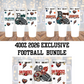 40oz 2026 Faux Rhinestone  Bundle UV DTF CUP WRAP